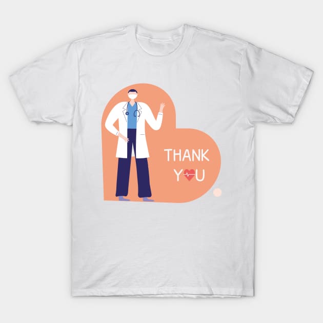 thank you doctor T-Shirt by hamzaben